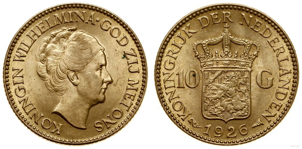 Niderlandy, 10 guldenów, 1926