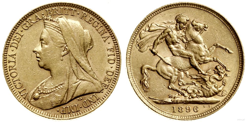 Wielka Brytania, funt (sovereign), 1896