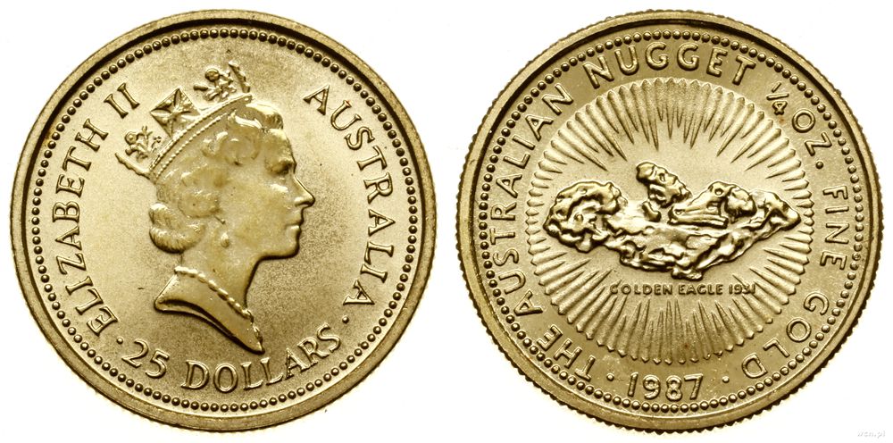Australia, 25 dolarów, 1987