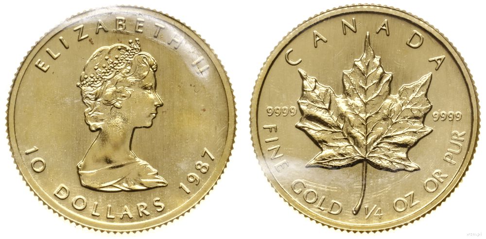 Kanada, 10 dolarów, 1987