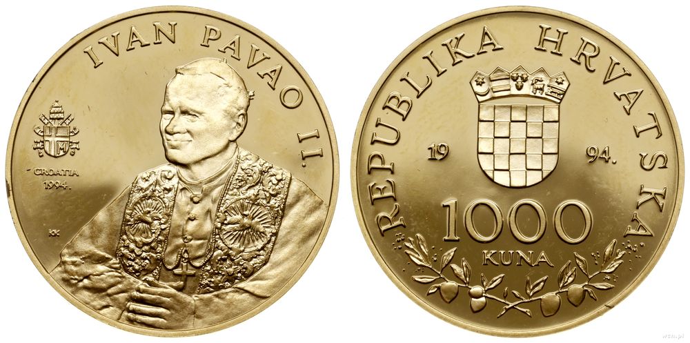Chorwacja, 1.000 kuna, 1994