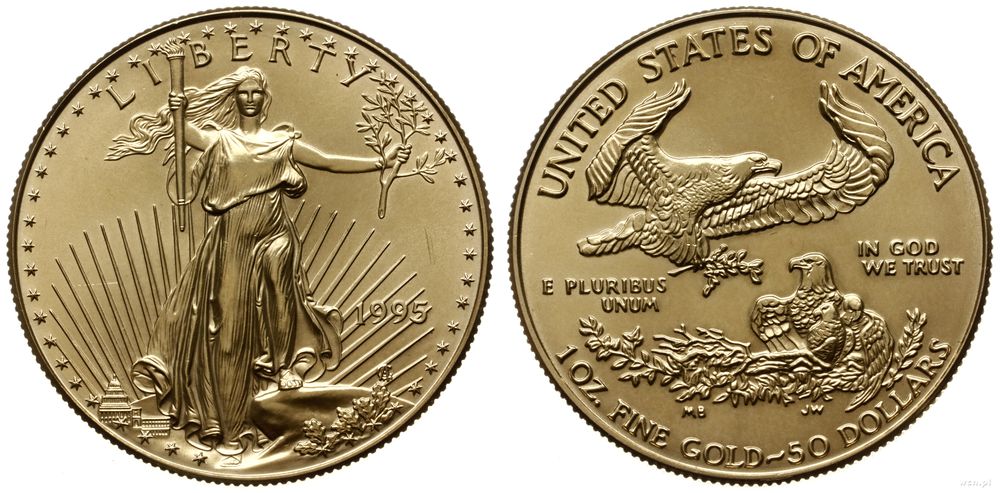 Stany Zjednoczone Ameryki (USA), 50 dolarów, 1995