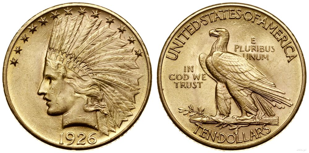 Stany Zjednoczone Ameryki (USA), 10 dolarów, 1926