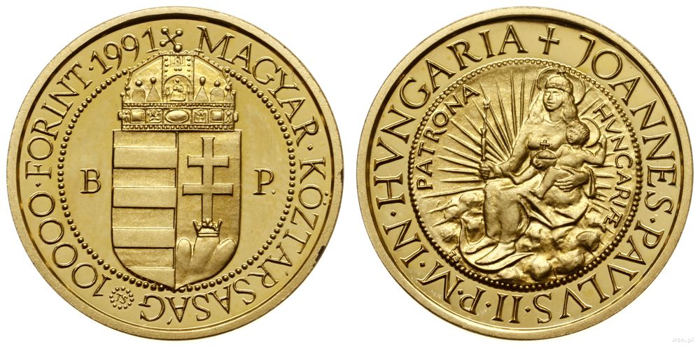 Węgry, 10.000 forintów, 1991 BP
