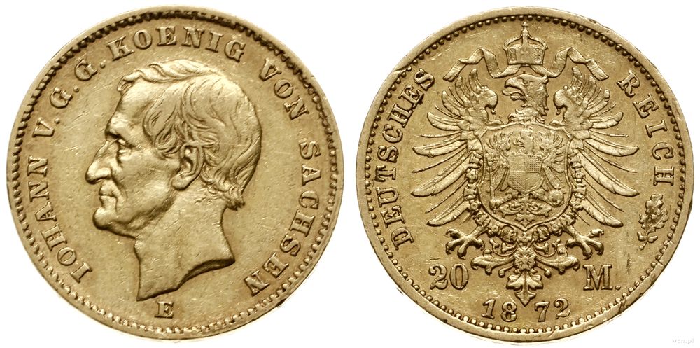 Niemcy, 20 marek, 1872 E