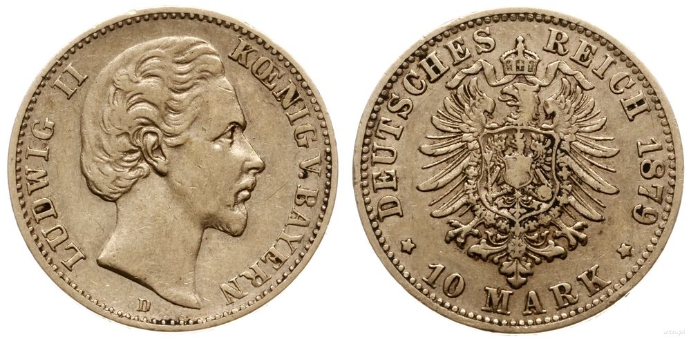 Niemcy, 10 marek, 1879 D