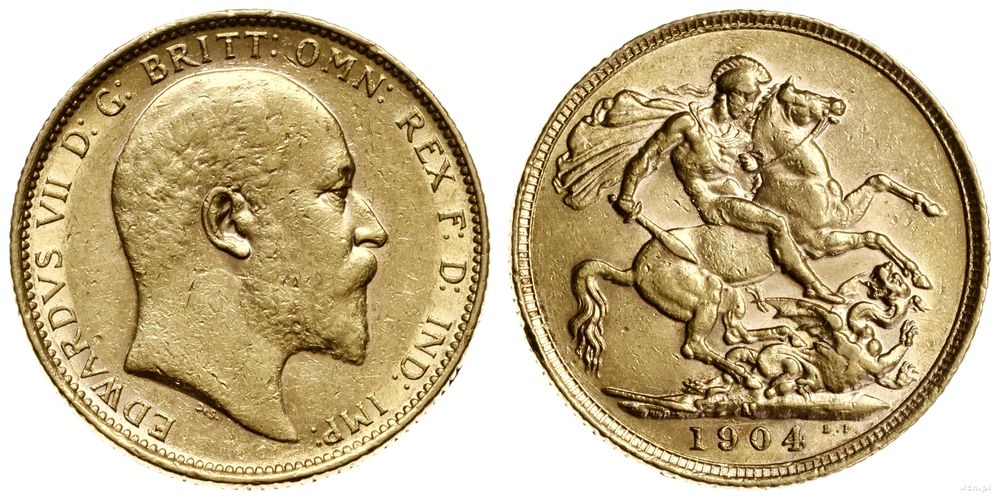 Australia, 1 funt (sovereign), 1904 M