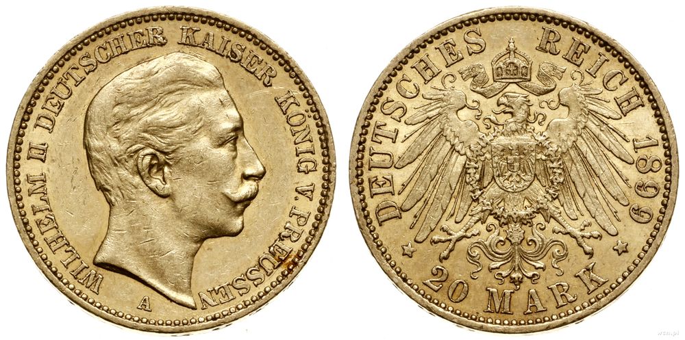 Niemcy, 20 marek, 1899 A