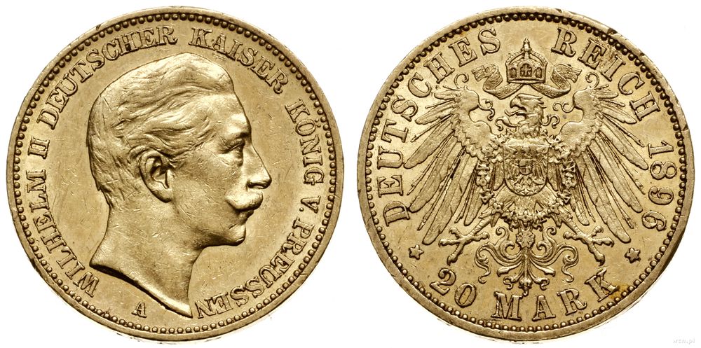 Niemcy, 20 marek, 1896 A