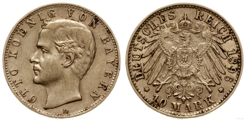 Niemcy, 10 marek, 1896 D