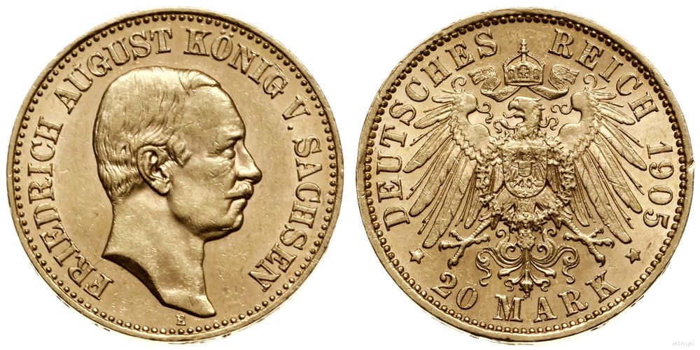 Niemcy, 20 marek, 1905 E