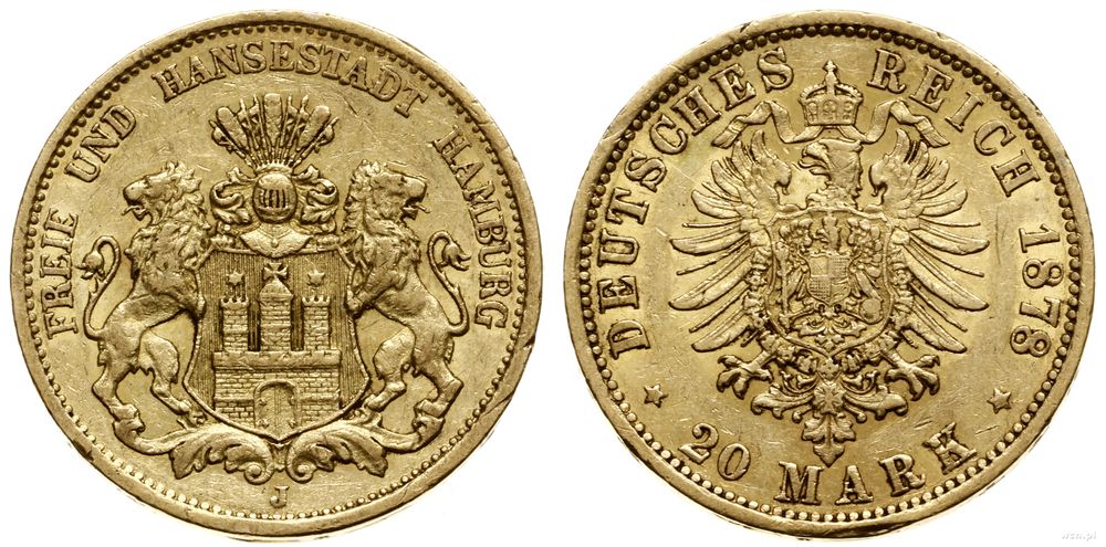 Niemcy, 20 marek, 1878 J