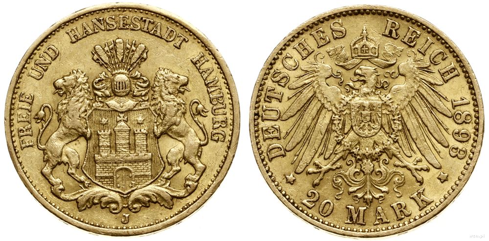 Niemcy, 20 marek, 1893 J