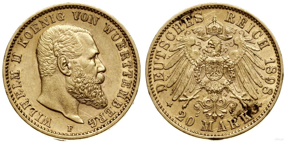 Niemcy, 20 marek, 1898 F