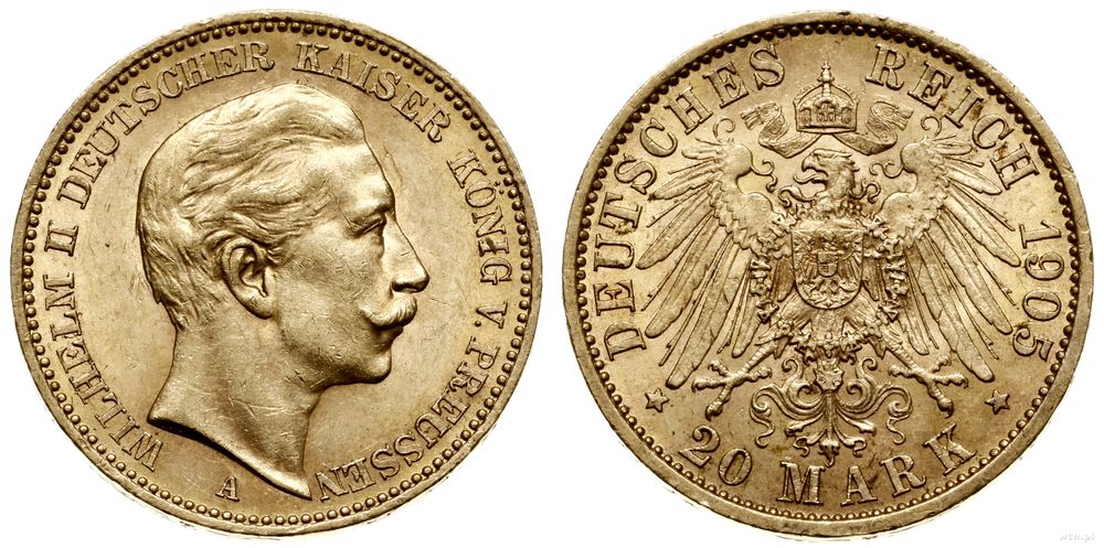 Niemcy, 20 marek, 1905 A