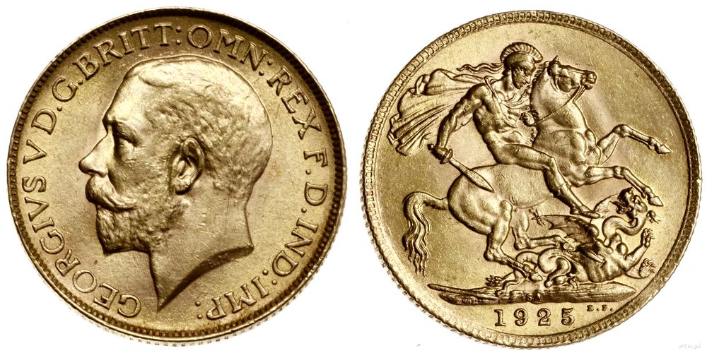 Republika Południowej Afryki, 1 funt (sovereign), 1925 SA