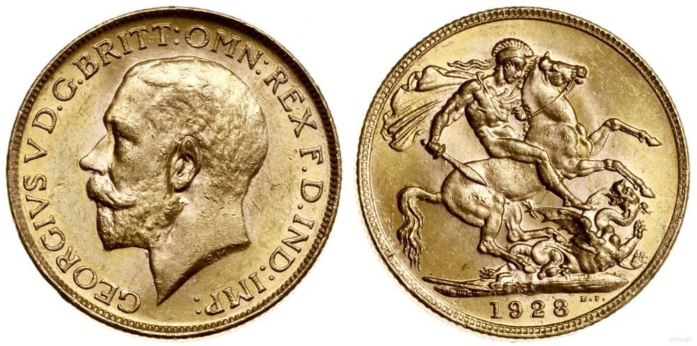 Republika Południowej Afryki, 1 funt (sovereign), 1928 SA