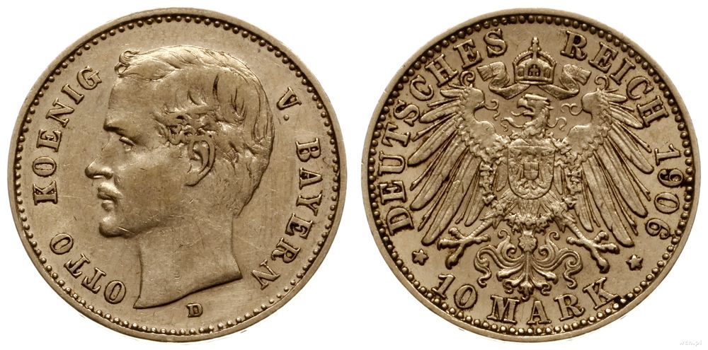 Niemcy, 10 marek, 1906 D