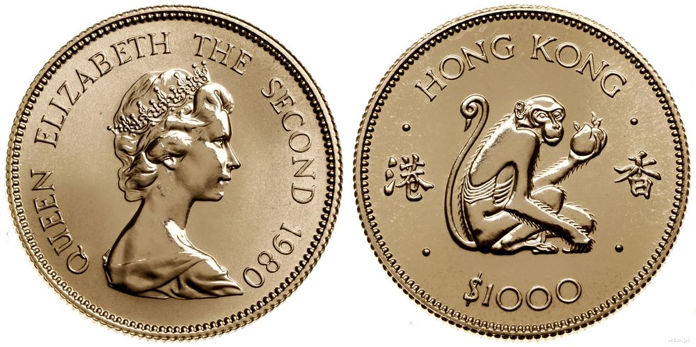 Hong Kong, 1000 dolarów, 1980