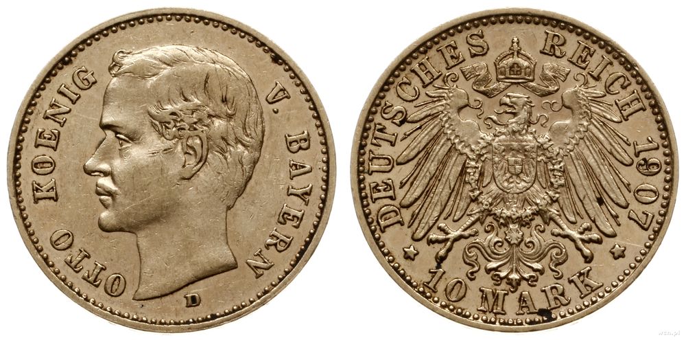 Niemcy, 10 marek, 1907 D