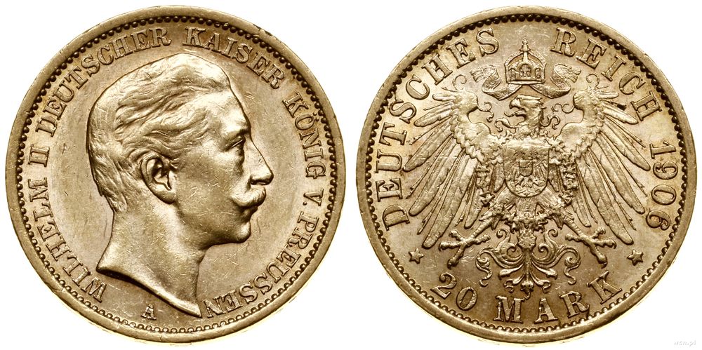 Niemcy, 20 marek, 1906 A