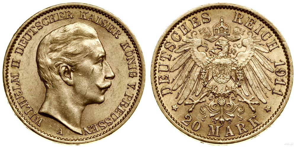 Niemcy, 20 marek, 1911 A