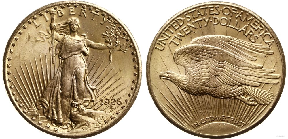 Stany Zjednoczone Ameryki (USA), 20 dolarów, 1926