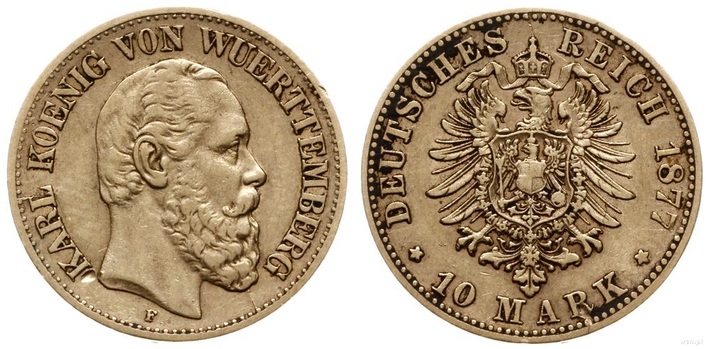 Niemcy, 10 marek, 1877 F