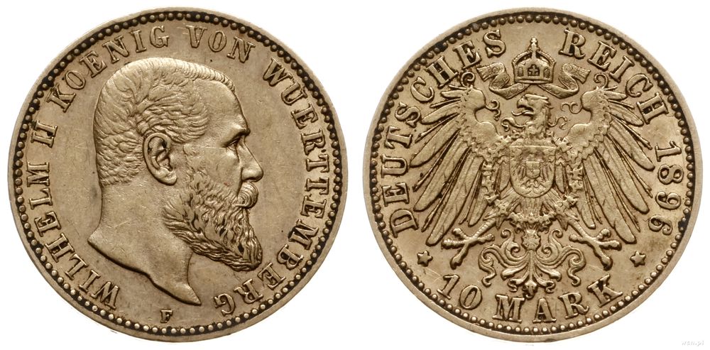 Niemcy, 10 marek, 1896 F