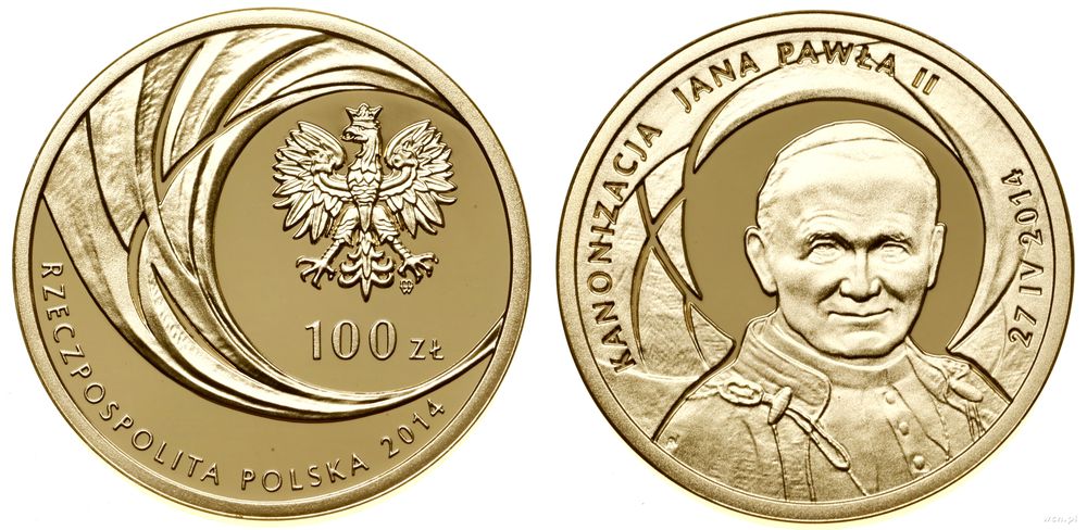 Polska, 100 złotych, 2014