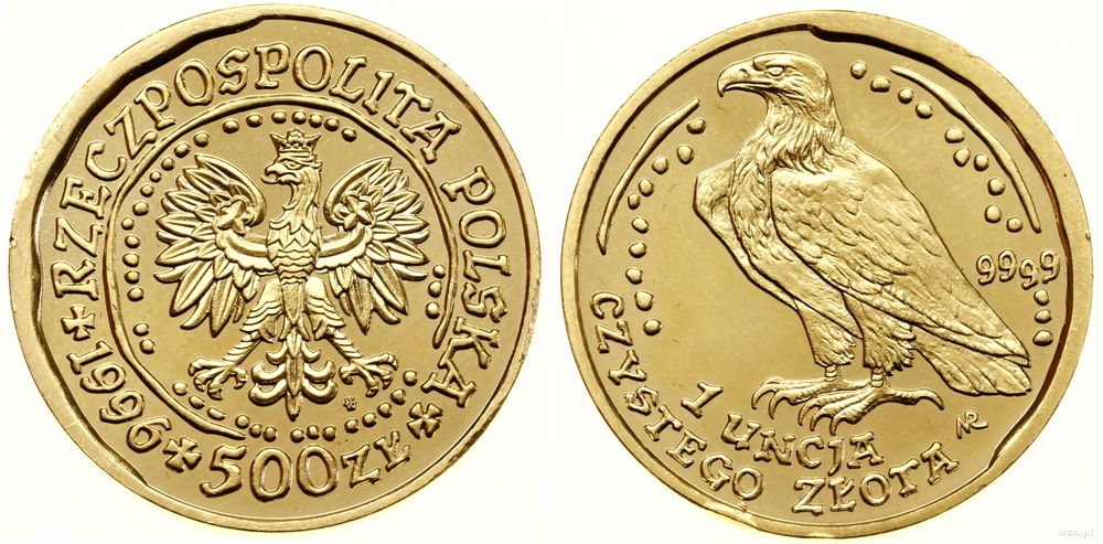 Polska, 500 złotych, 1996