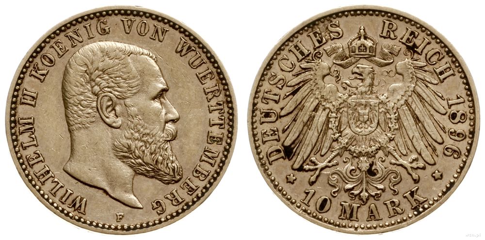 Niemcy, 10 marek, 1896 F
