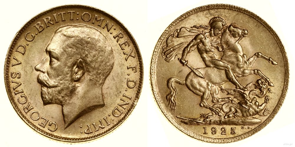 Republika Południowej Afryki, 1 funt (sovereign), 1925 SA