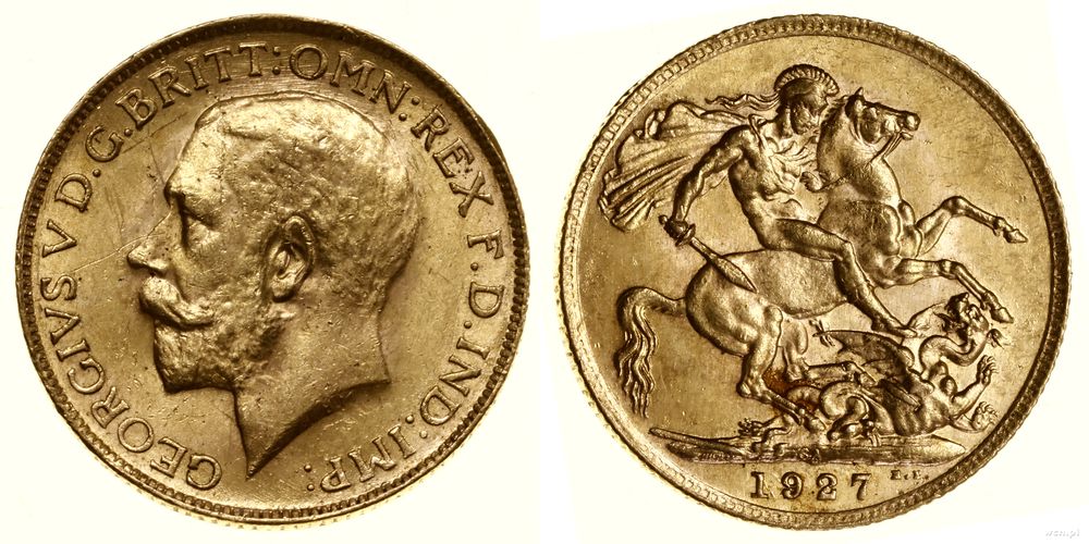 Republika Południowej Afryki, 1 funt (sovereign), 1927 SA