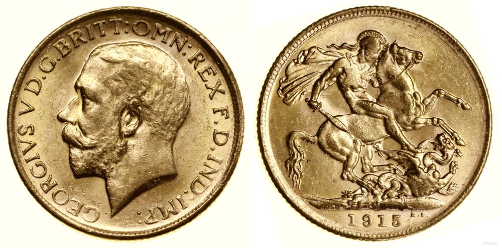 Australia, 1 funt (sovereign), 1915 M