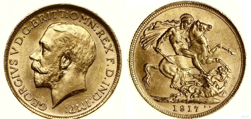 Australia, 1 funt (sovereign), 1917 S