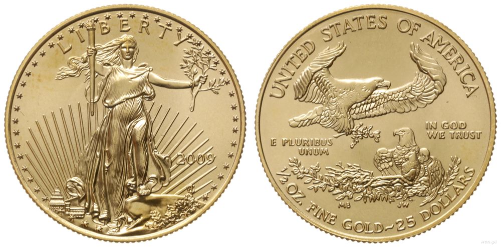 Stany Zjednoczone Ameryki (USA), 25 dolarów, 2009