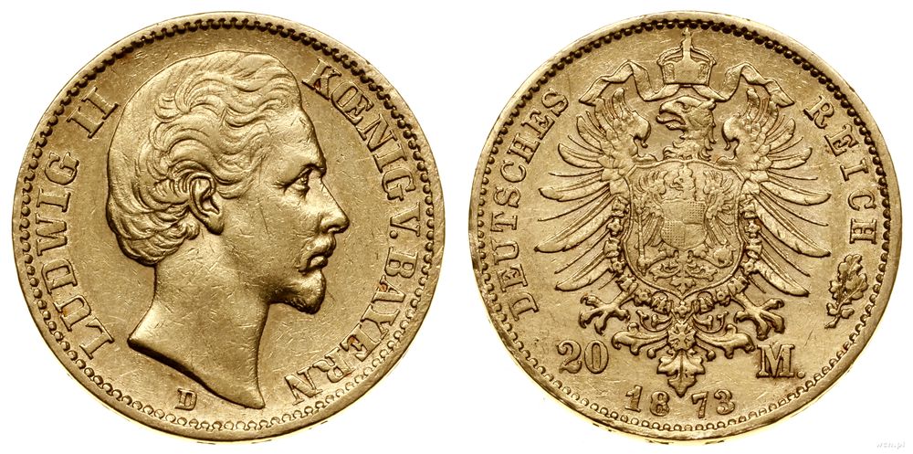 Niemcy, 20 marek, 1873 D
