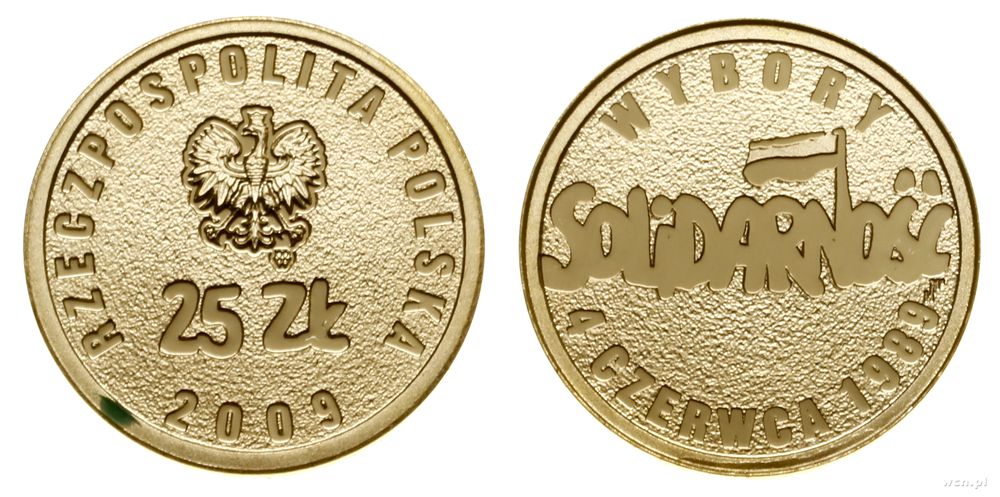 Polska, 25 złotych, 2009