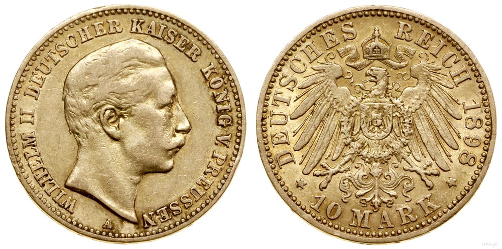Niemcy, 10 marek, 1898 A