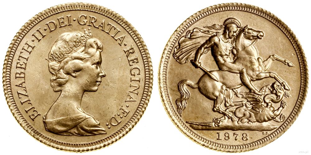Wielka Brytania, 1 funt (1 sovereign), 1978