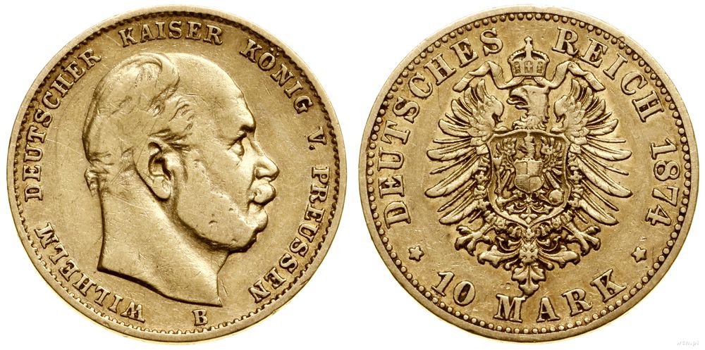 Niemcy, 10 marek, 1874 B
