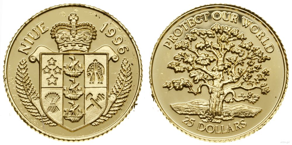 Niue, 25 dolarów, 1996