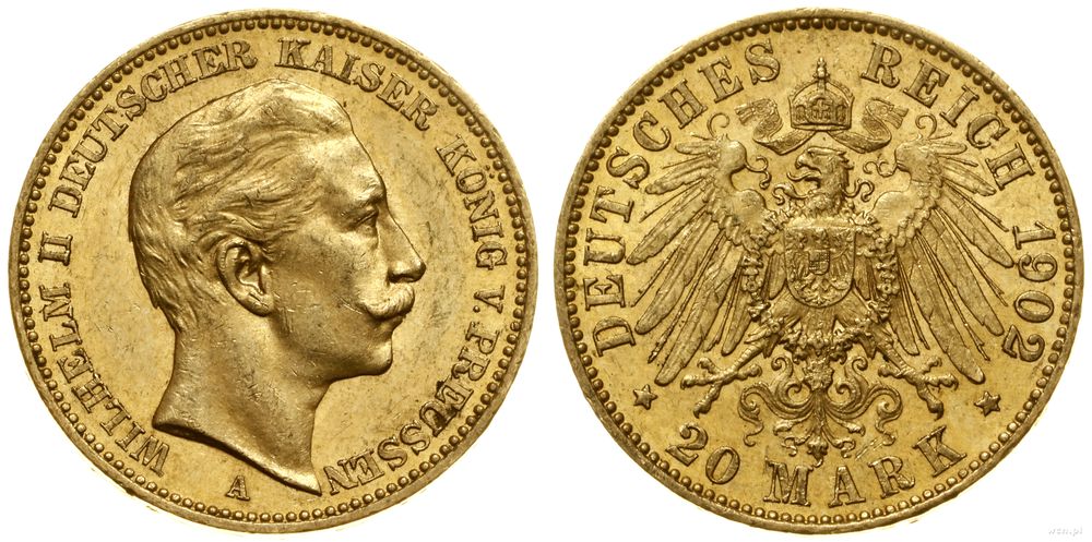 Niemcy, 20 marek, 1902 A