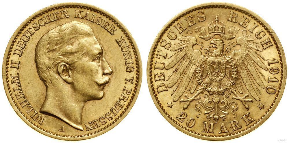 Niemcy, 20 marek, 1910 A