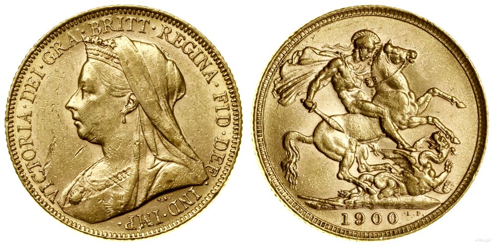 Wielka Brytania, 1 funt (1 sovereign), 1900