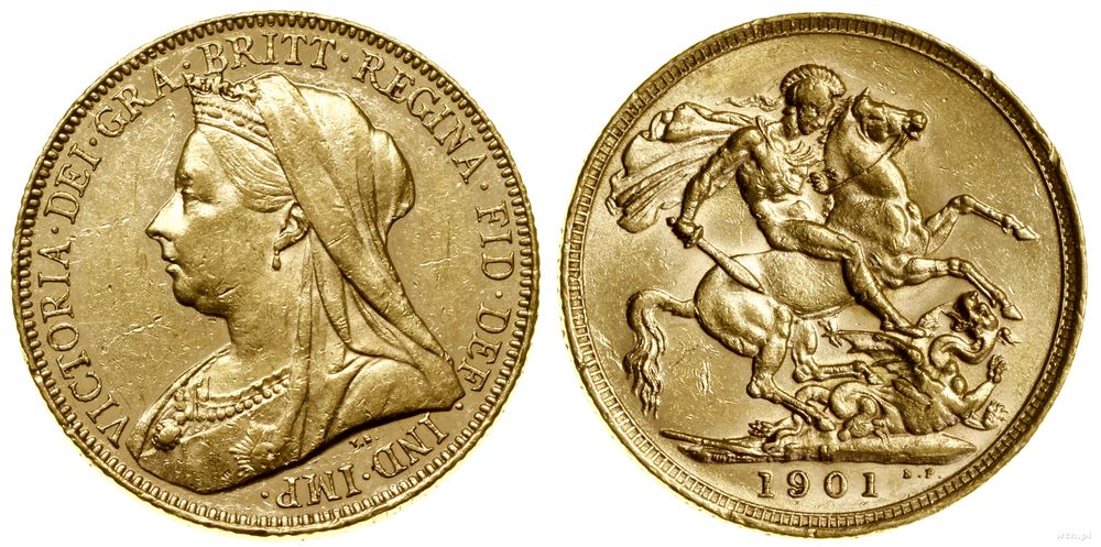Australia, 1 funt (1 sovereign), 1901 M