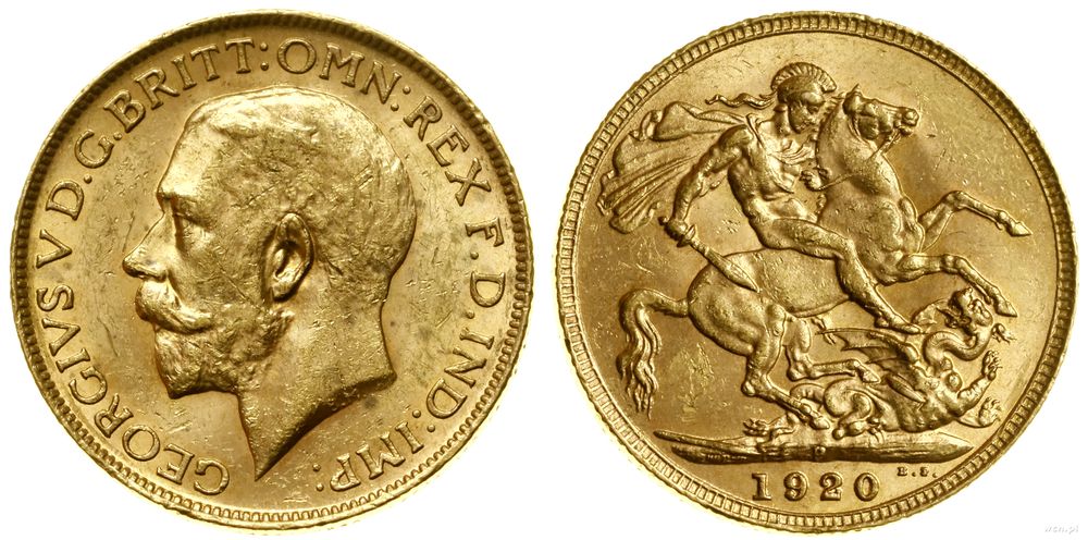 Australia, 1 funt (1 sovereign), 1920 P