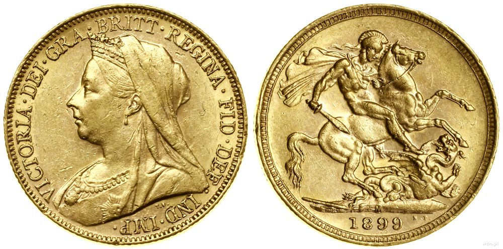 Australia, 1 funt (1 sovereign), 1899 M