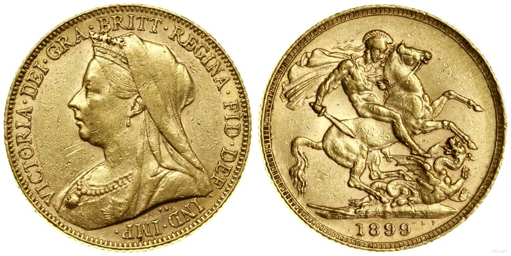 Wielka Brytania, 1 funt (1 sovereign), 1899
